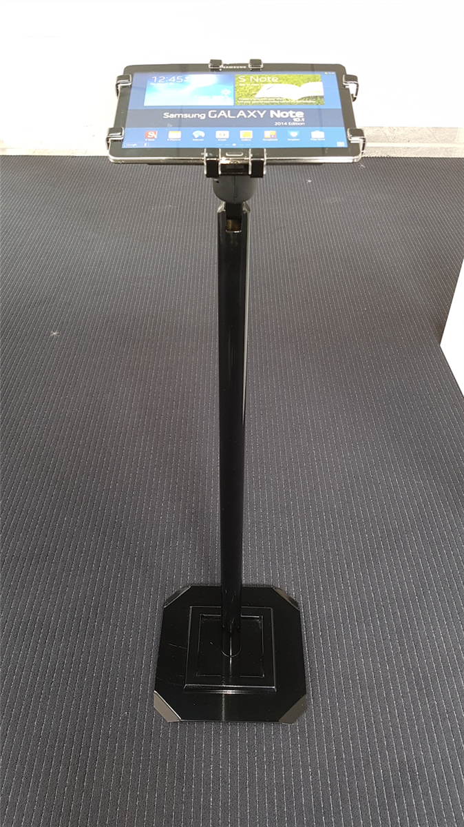 Gripzo, pole, tablet stand, tablet presentation, gripzo.com