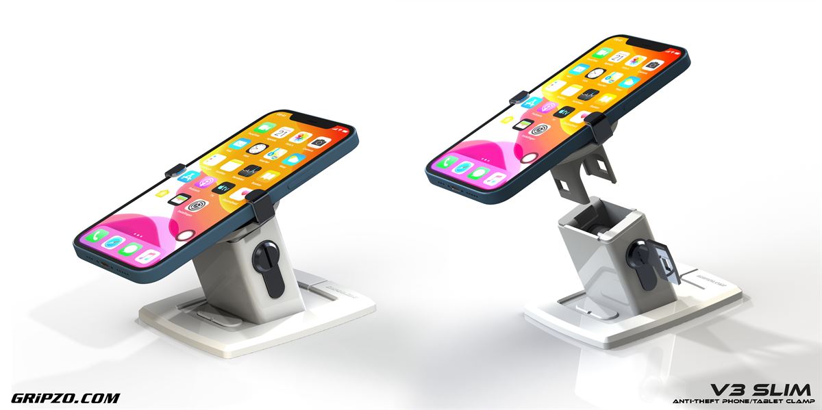 TW Broadcaster Slim-Grip® Tablet and RoadVise® Tripod Mount Holder