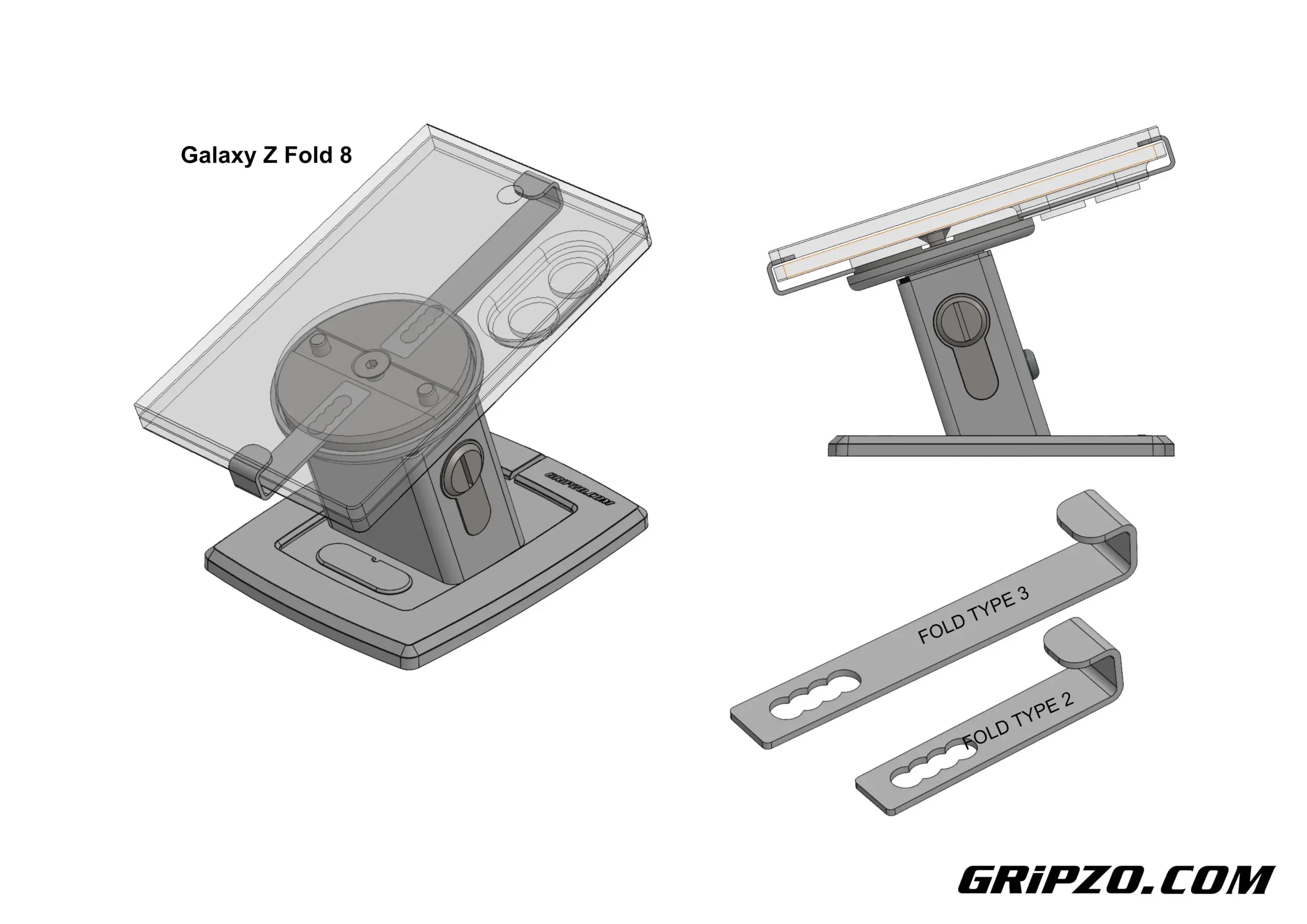 Gripzo V3 galaxy z fold