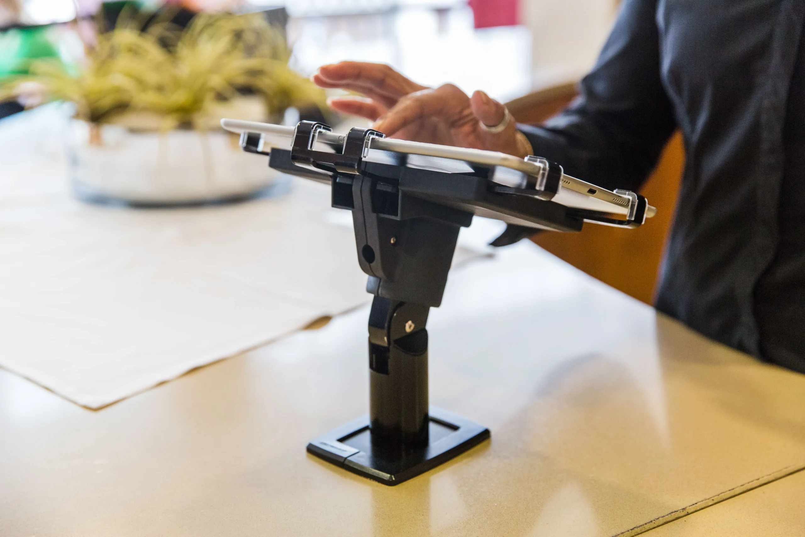 GRiPZO 360POS tablet mount with adjustable viewing angle